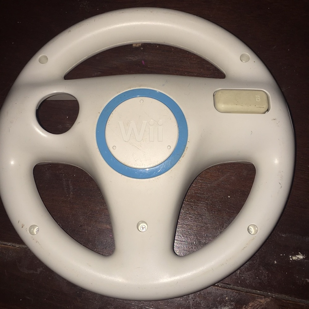 Wii game wheel Mario Kart Wii